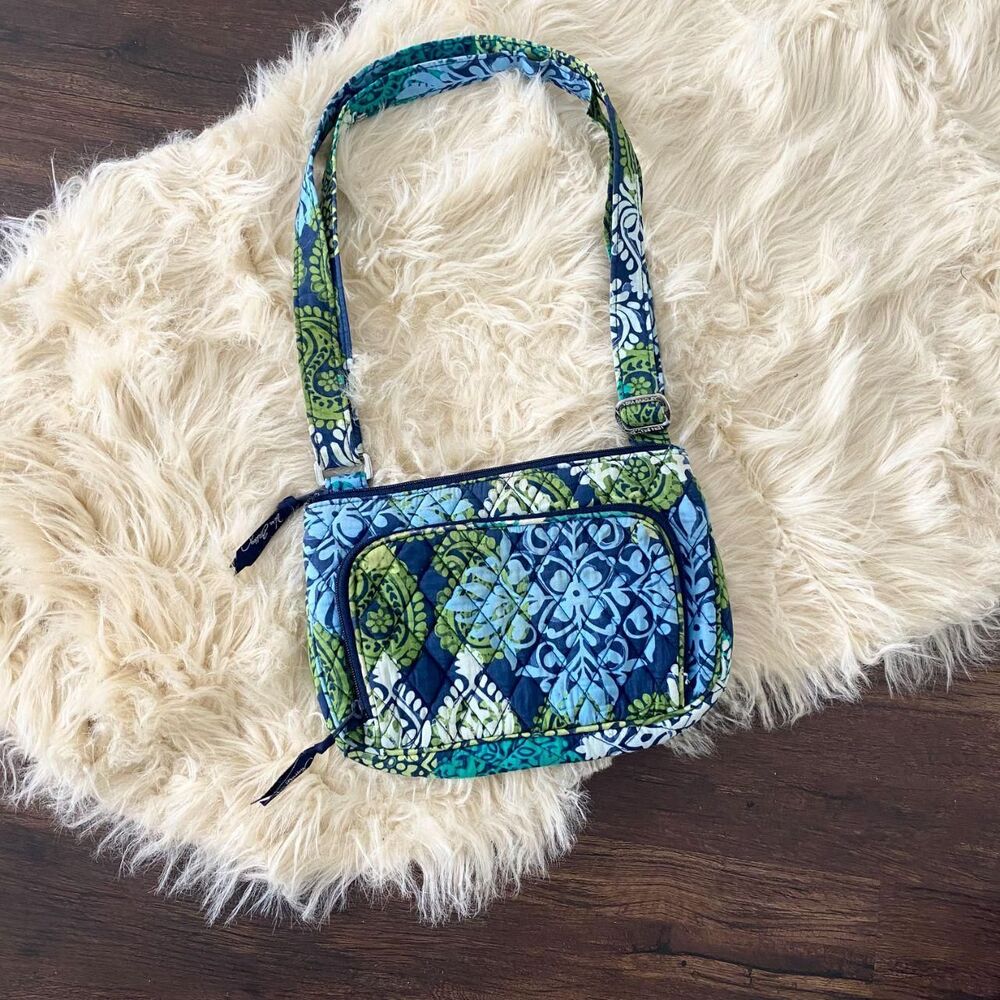 Vera Bradley Small Hipster bag in the Rhythm & Blues pattern